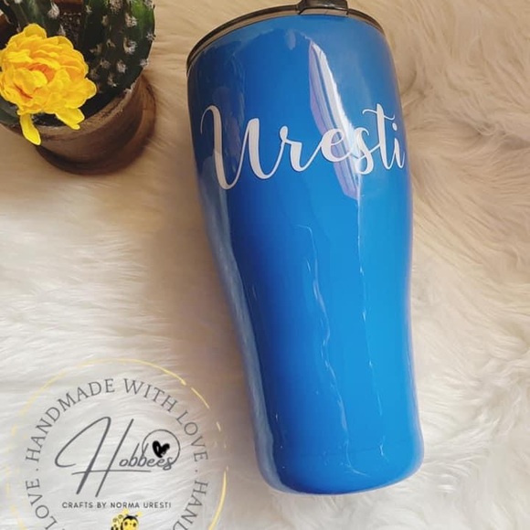 Custom 30oz Double Wall Inspired Dodgers  Glitter Tumbler - Picture 4 of 12